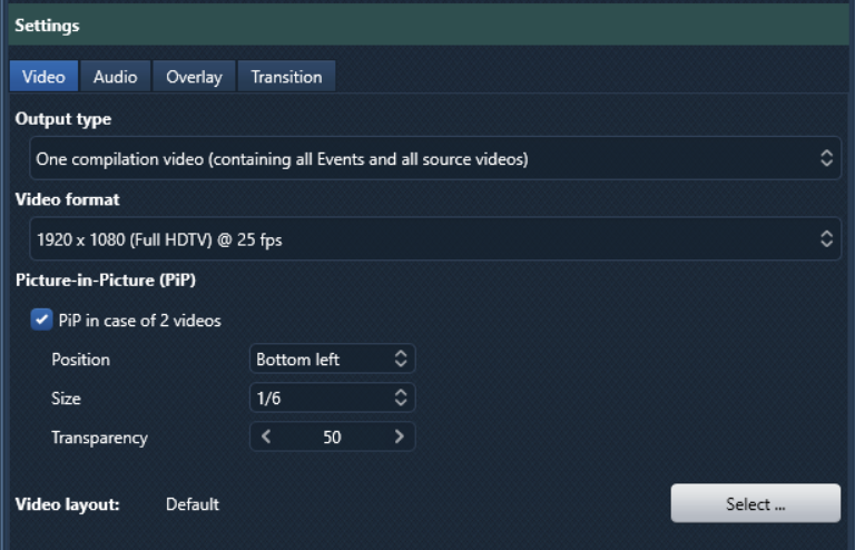 HMC_Settings-Video-tab